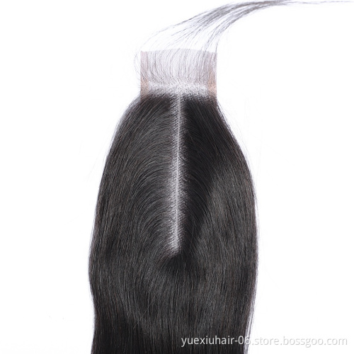 Brazilian Virgin Human Hair Silky Straight 2x6 Lace Closure